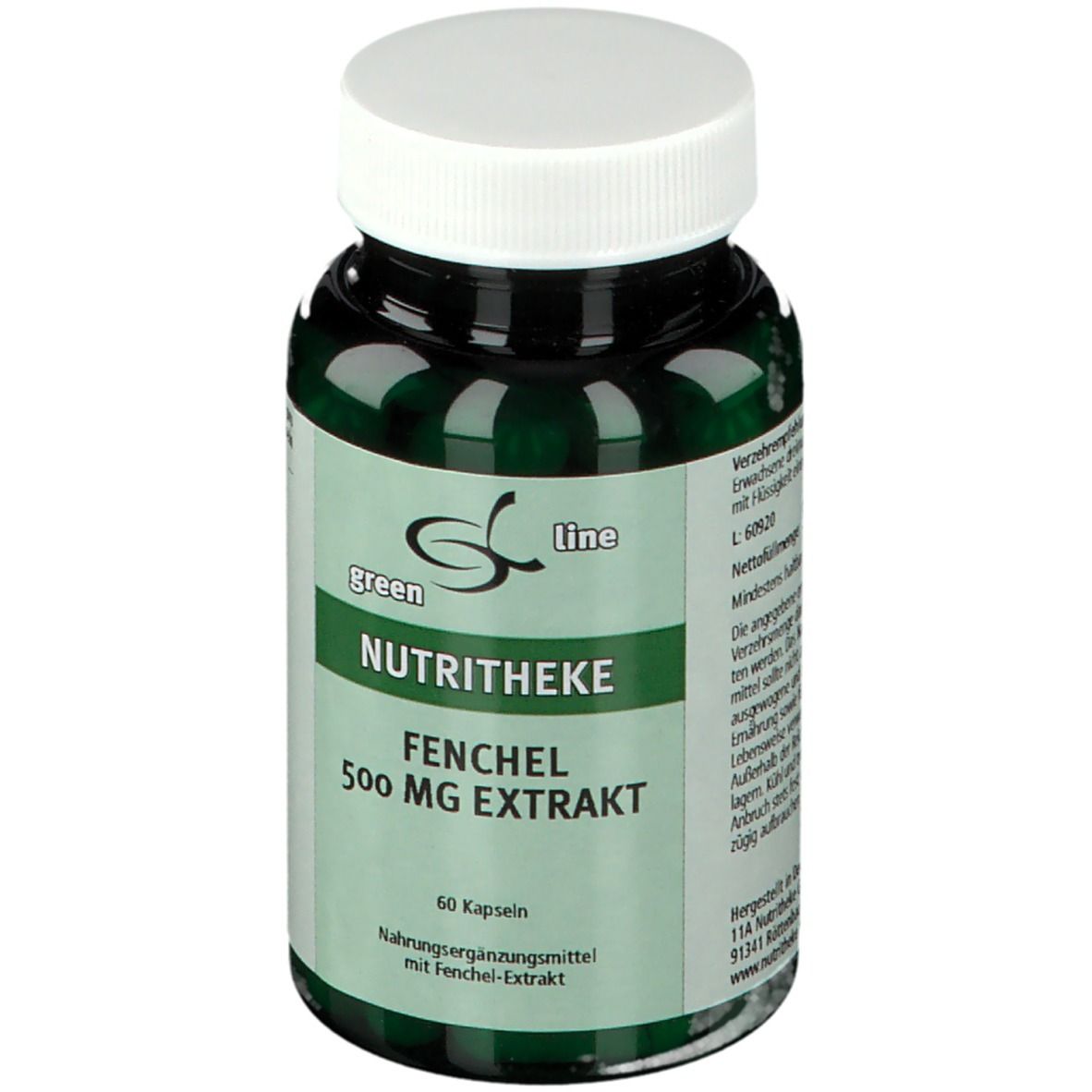 Fenchel 500 mg Extrakt Kapseln 60 St