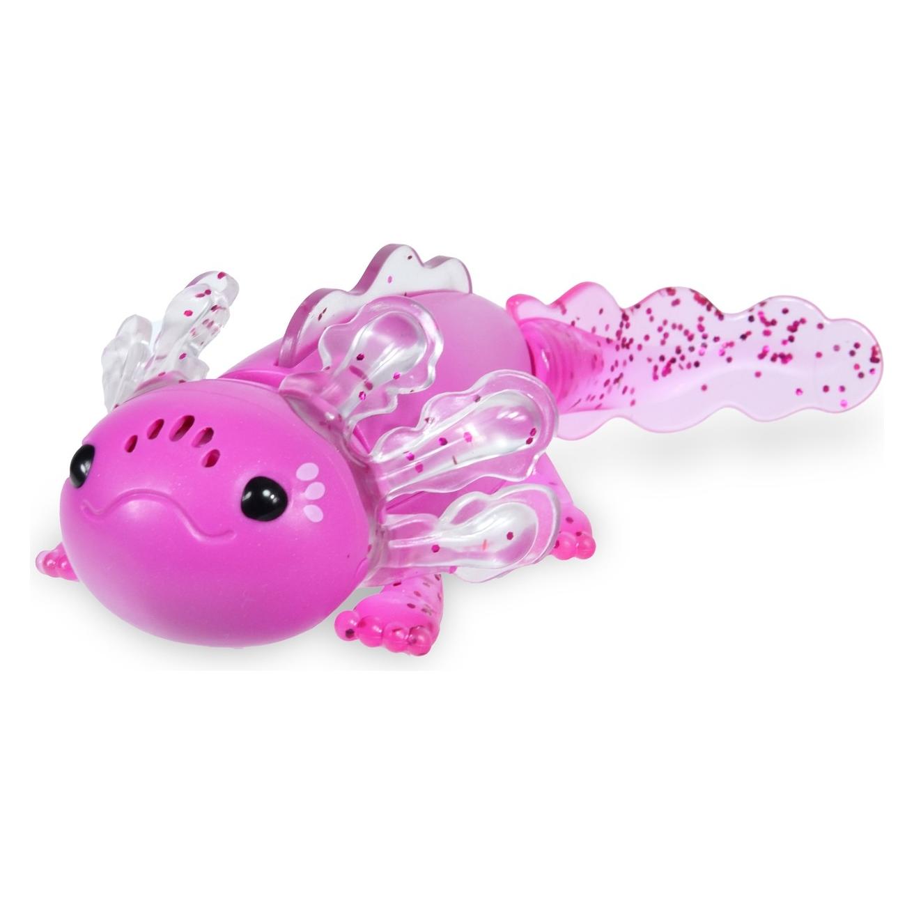WowWee Fingerlings - Magenta Glitter Axolotl with Pool (602032) (602032)