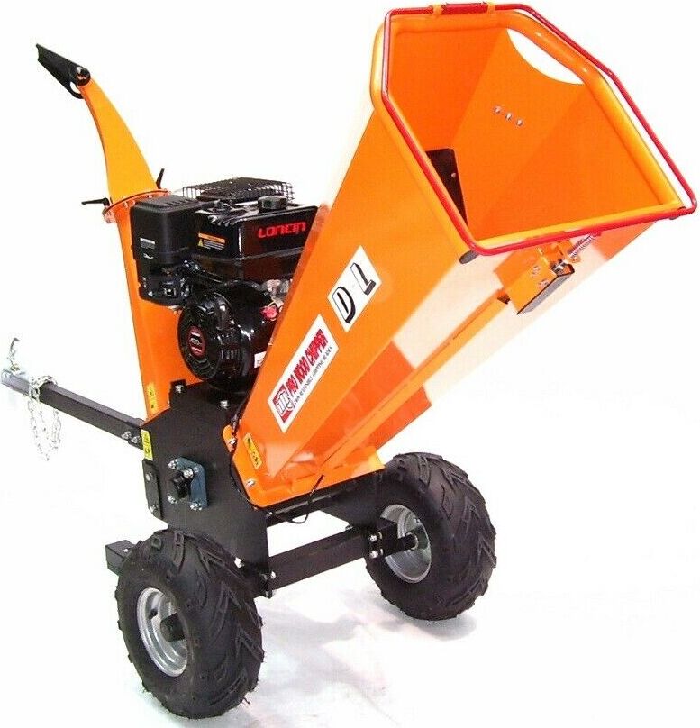 Benzin Häcksler Schredder 55754 Gartenhäcksler 120mm Holzhäcksler Motorhäcksler