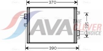 Ava Clever Choice Kondensator, Klimaanlage Pra5052 Für Porsche