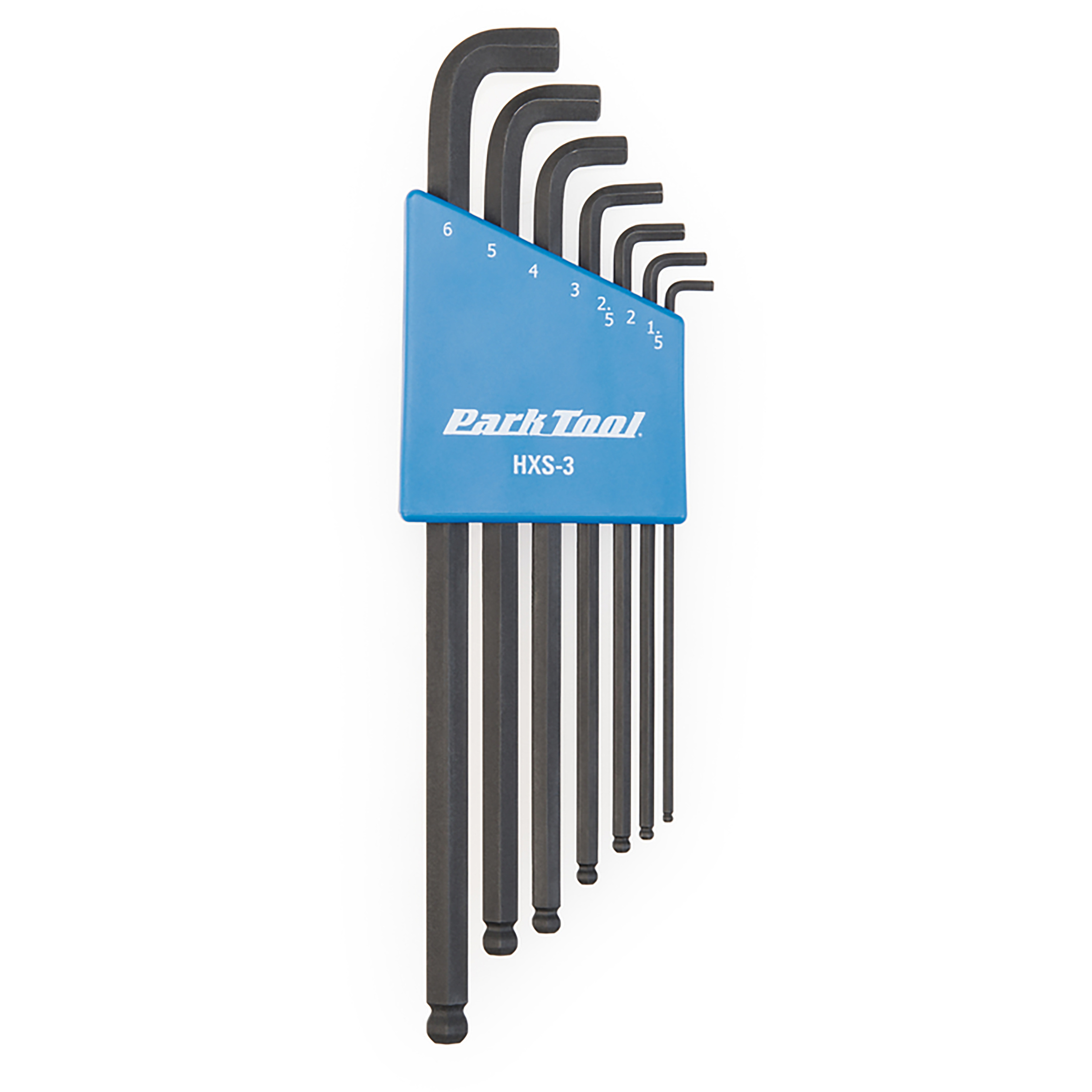 Park Tool HXS-3 Stubby Winkelschlüssel Set Fahrradwerkzeug & Fahrradpflege blau Größe 1.5-6mm