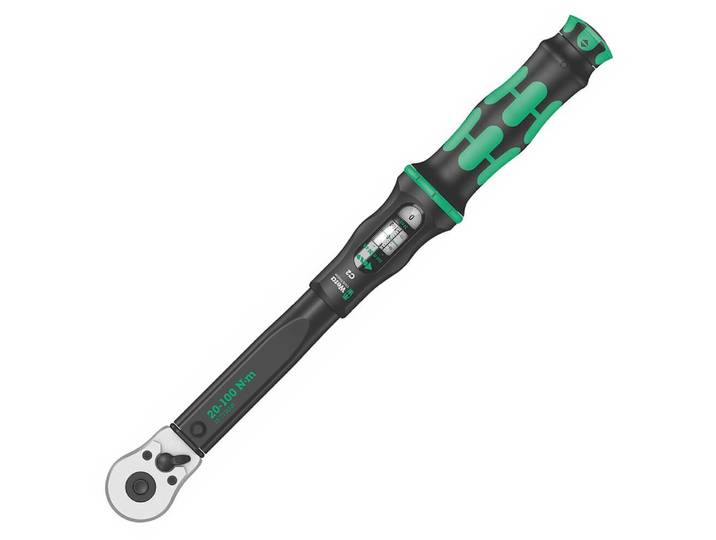 Clé dynamométrique Wera Click-Torque C2\, 1/2 pouce\, 20-100 Nm