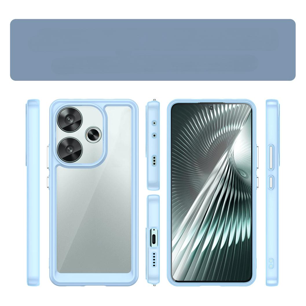 Cover-Discount Xiaomi Poco F6 - Schützende Acryl-Handyhülle mit erhöhtem Rand (Xiaomi Poco F6) (46929242)
