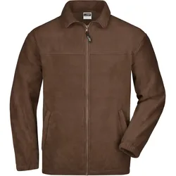 Fleecejacke "JN044" - S - braun