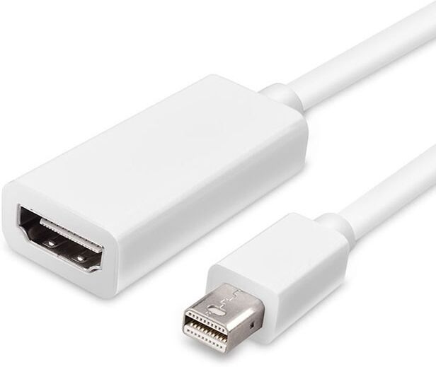 Adaptateur Mini DisplayPort vers HDMI M/F Blanc