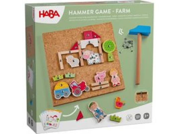 Hammer-Nagelspiel Bauernhof
