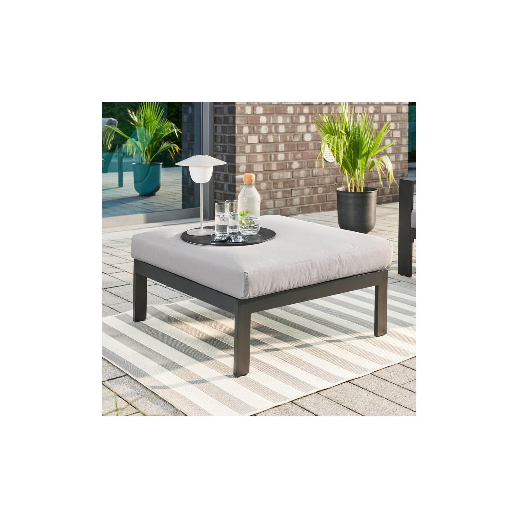 HOME DELUXE Gartenlounge Aluminium RIO XS - Anthrazit