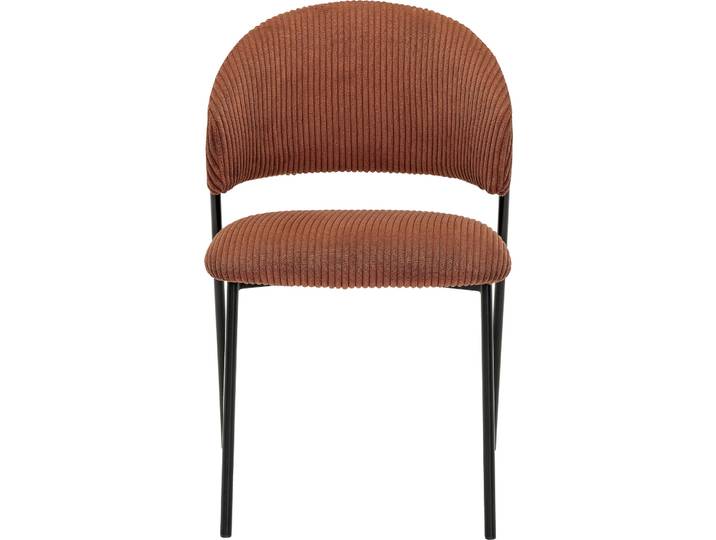 Stuhl Regina braun Stoff/Metall
