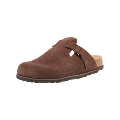 Pantolette SHEPHERD "Shepherd Pantoletten Leder", Herren, Gr. 44, braun, Leder, Schuhe Pantolette