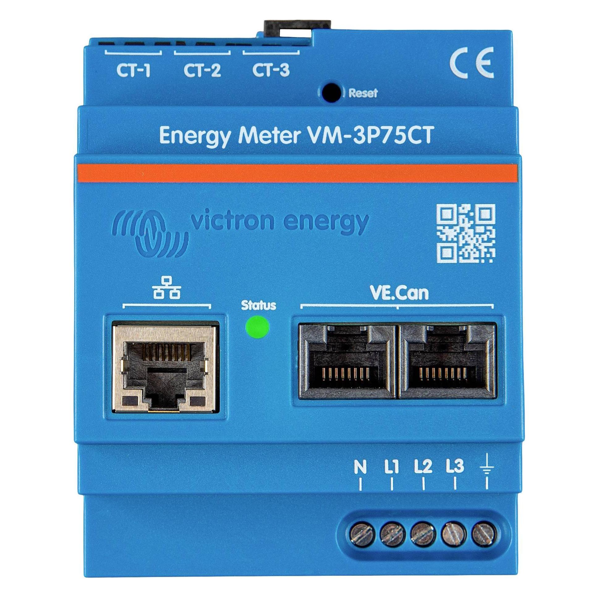 Victron Energy Energiezähler VM-3P75CT - Ve.Can - Ethernet (REL200300100)