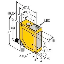 Turck Opto Sensor Q50BPYQ
