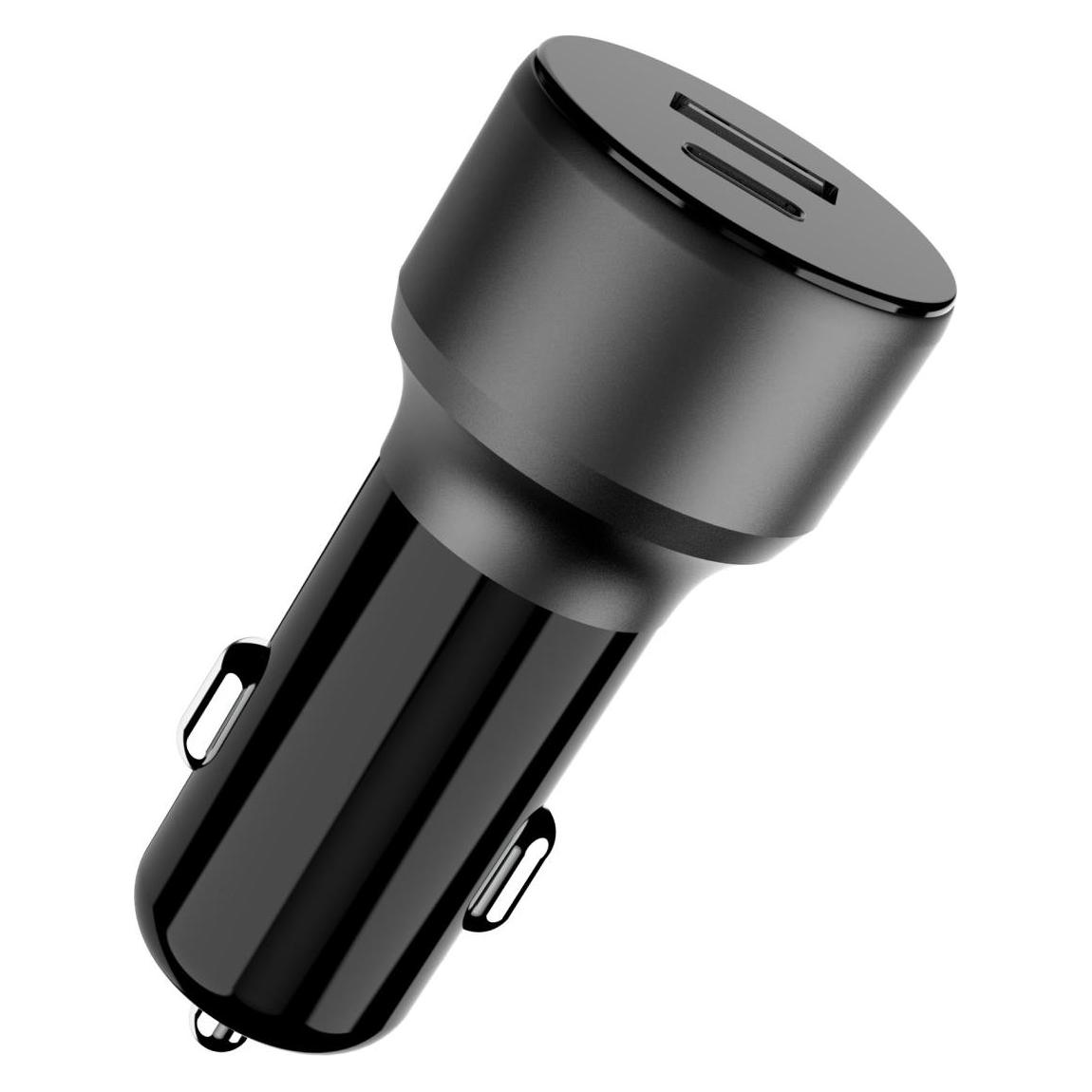 Qualo Recycling USB-A USB-C car charger black 32W QRLS-AC-01-32 (62484479)