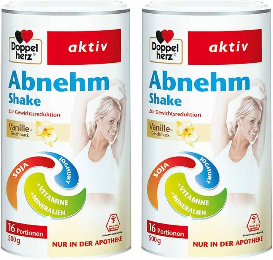 Doppelherz Abnehm Shake Vanille 2er Paket