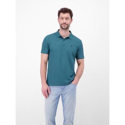 Poloshirt LERROS "Poloshirt Herren COOL & DRY atmungsaktiv Piqué", Herren, Gr. S, grün (soft teal), 60% Baumwolle, 40% Polyester, ohne Ausschnitt, Shirts, Trocknet schnell, angenehm kühl, pflegeleicht, kurzarm, einfarbig