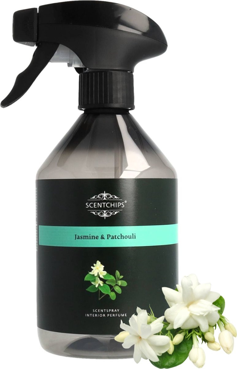 Scentchips Interieurspray Jasmine & Patchouli - 500 ml