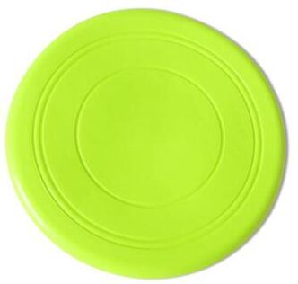 The Handy Homestead Soft Rubber Dog Flying Disc Interactive Fetch Toy For Training fruit Green