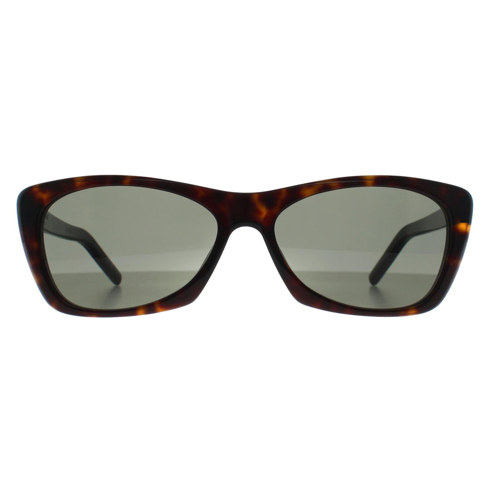 Saint Laurent Rechthoek Dames Havana Grijs SL 613