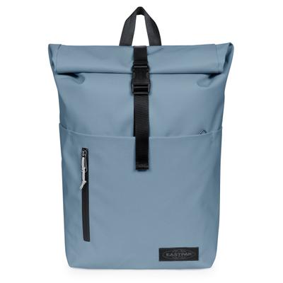 Freizeitrucksack EASTPAK "UP ROLL", Gr. B/H/T: 30cm x 44,5cm x 12cm, blau (hellblau), Polyester, Polyurethane, Rucksäcke Freizeitrucksack, Rolltop-Rucksack, Schulrucksack mit wasserabweisender Funktion