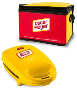 Kraft Oscar Mayer Sandwich Maker with Beverage Cooler Bag - Red/Yellow