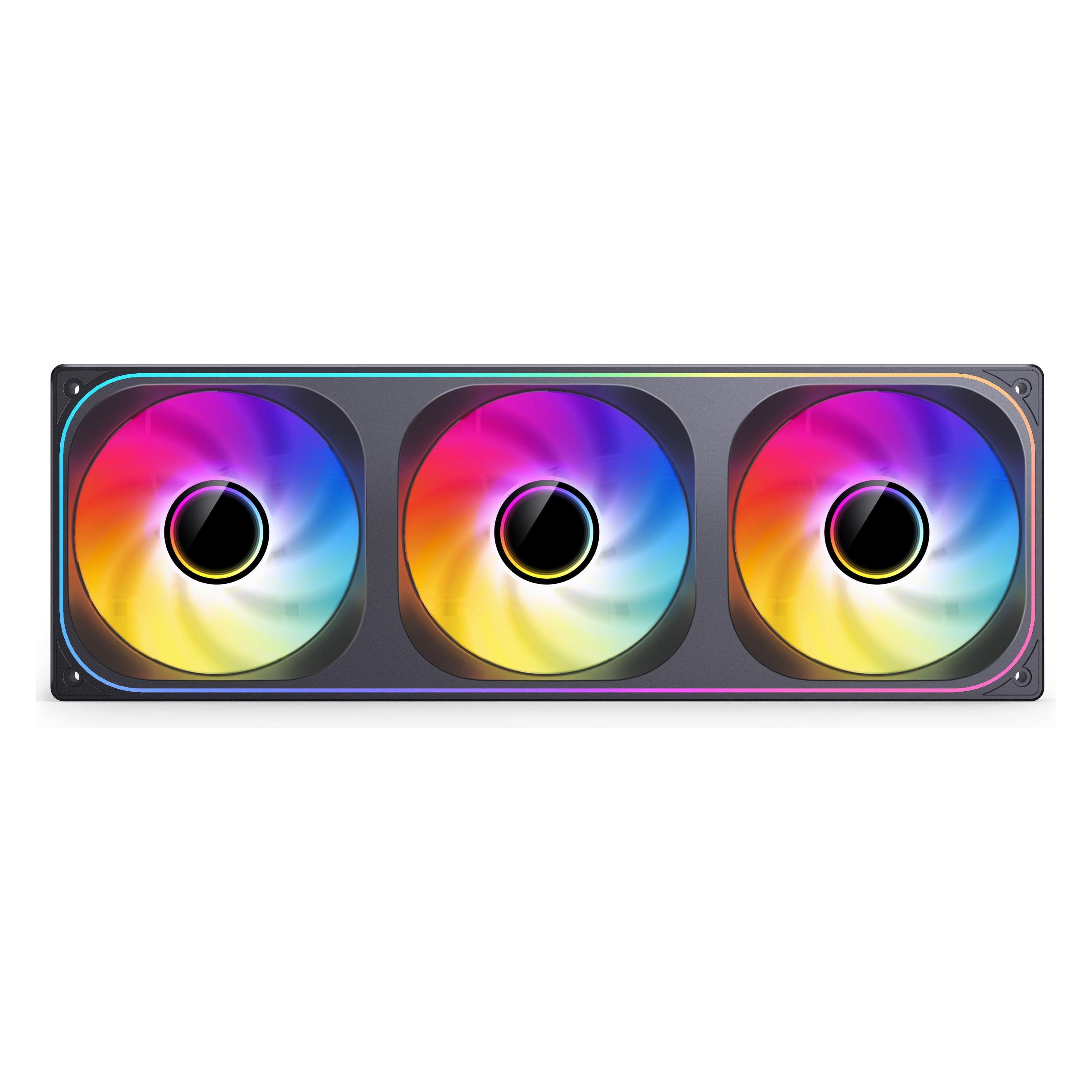 Jonsbo ZB-360 Lüfter, PWM, ARGB - 360mm, schwarz (3x) (ZB-360B)