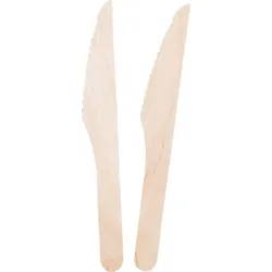 HEKU 60 Holz-Messer Birke be green Eco Einweg