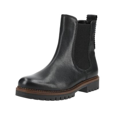 Stiefelette GABOR "Gabor Stiefelette Leder/Textil", Damen, Gr. 39, Textil, schwarz, Leder, Textil, Schuhe Stiefelette