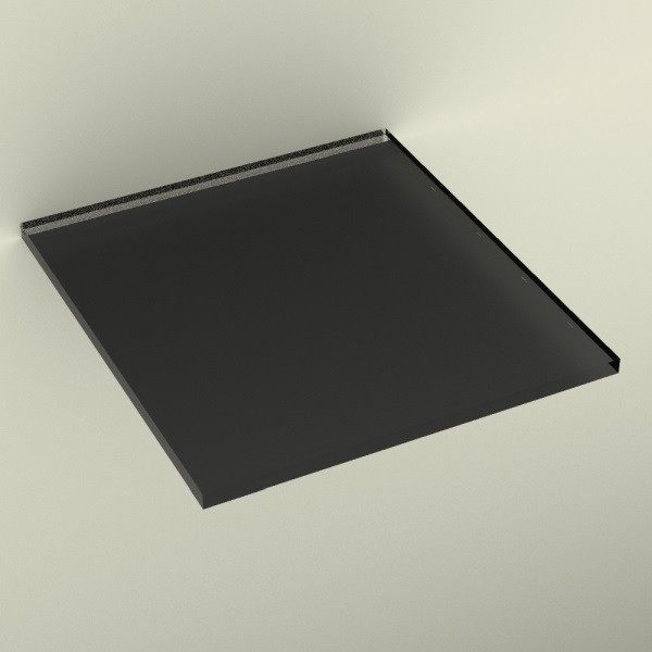 Artiqua 400 Abdeckplatte Glas, Schwarz, 400-APG-1-45-S 400-APG-1-45-s