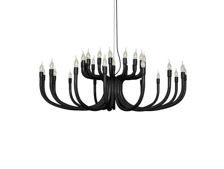KARMAN lampe à suspension SNOOB LARGE (Noir - Aluminium)
