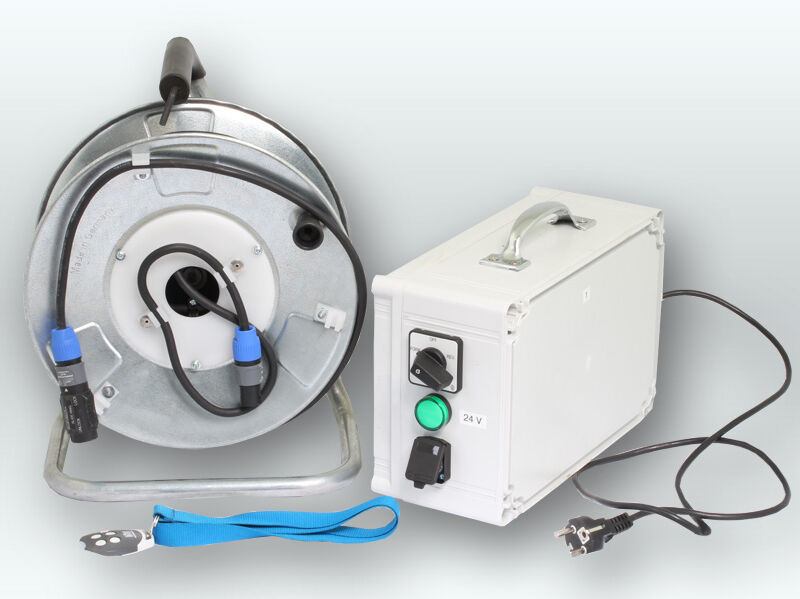 Axis Rotaqleen 50cm elektrische Bürste + 13.35 m Stange komplett Set