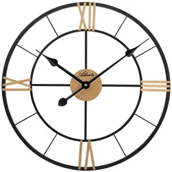 Paragon (Atlanta) Quarzwanduhr 4567 Ø 50 cm Schwarz