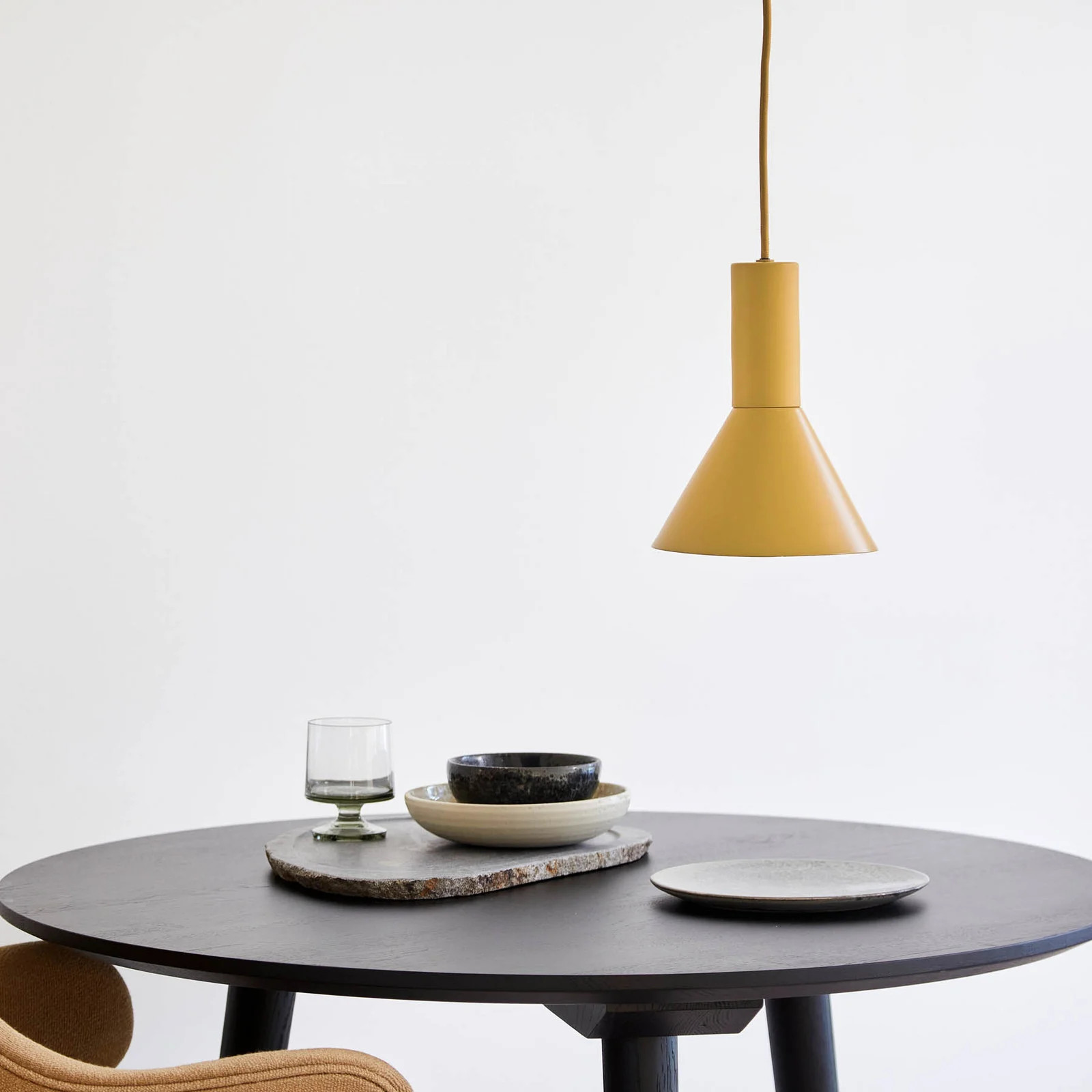 FRANDSEN Lyss hanglamp lichtbruin van metaal