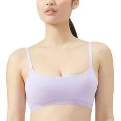 adidas BH Sport Active Essentials Scoop Bralette Helllila Baumwolle Medium Damen