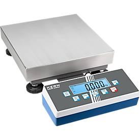 KERN Paketwaage EOC 60K-2 – robuste Plattformwaage aus Edelstahl, Wägebereich 30/60 kg, IP65