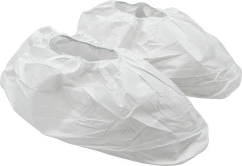 Cimco 140259 Einwegüberschuhe mit Gummizug, 10 Paar Weiß