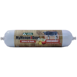 MyMenue4Dogs Hundefutter Rindswurst - 400 g