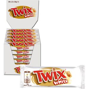 Twix Schokoriegel White, 1,38 kg, je 46 g, 30 Riegel