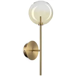 Ideal Lux Wandleuchte EQUINOXE, 1xG4, 2W, 3000K, 170lm, IP20, Glas bernstein IDEA-345321