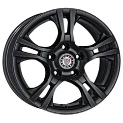 Platin P53 Matt Black 6.5x16 ET 43 5/108 Alufelge Schwarz
