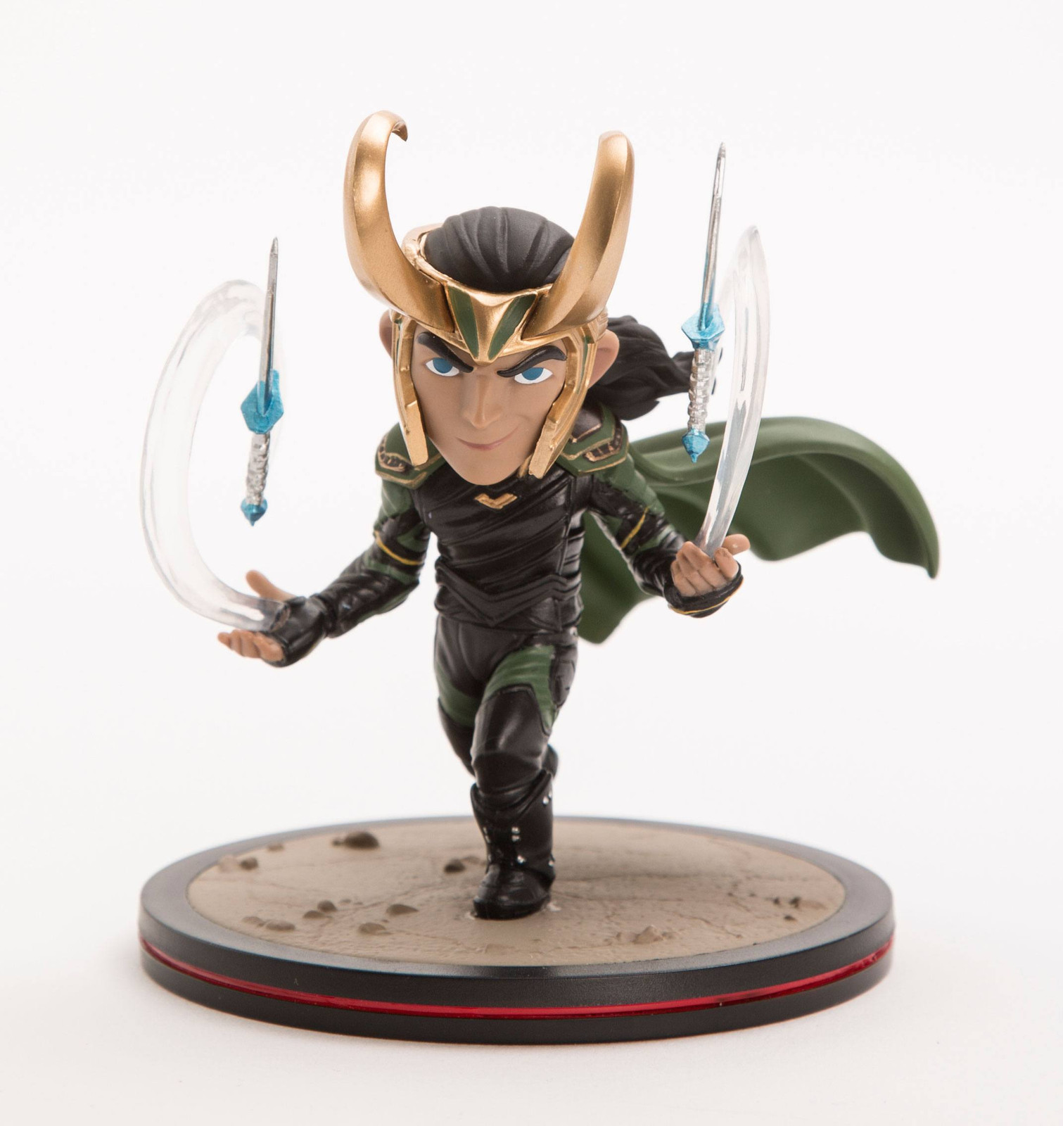 Quantum Mechanix Thor Ragnarok Loki Q-Fig Diorama Figuur, 10 cm, MVL-0022