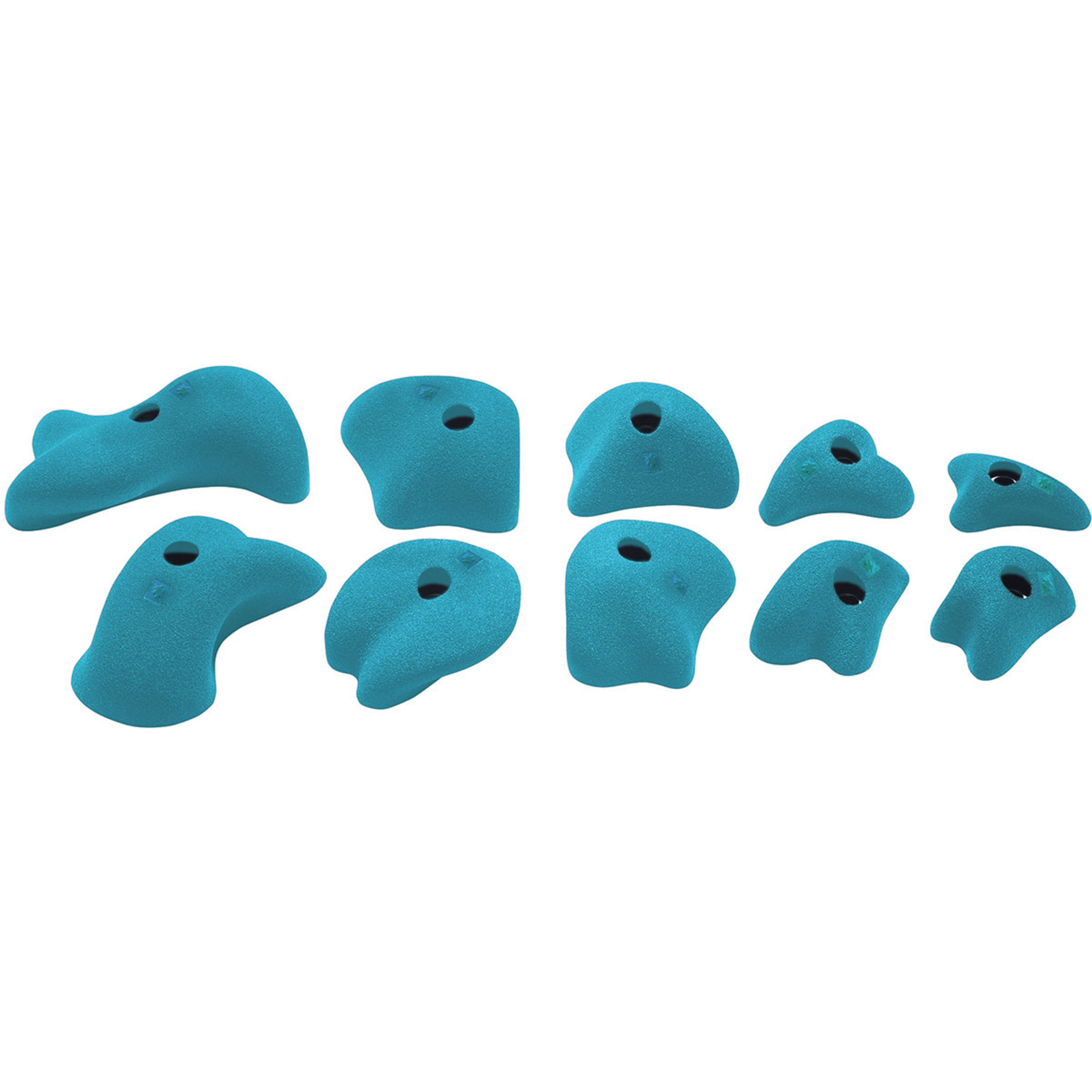 Ocun Holds 3 Modulars Klettergriff Set Klettergriffe blau Training & Fitness