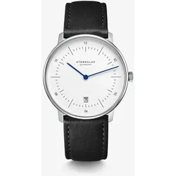 STERNGLAS - NAOS - Modena - weiß - silber - schwarz / 38MM