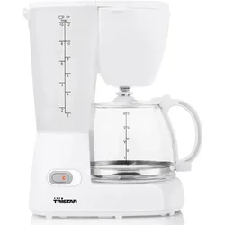 Tristar Kaffeemaschine Schwarz Fassungsvermögen Tassen=10 Warmhaltefunktion, Filterkaffeemaschine, Schwarz, Silber