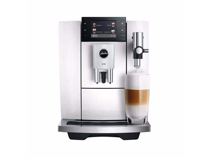JURA E8 Piano White (SD) Kaffeevollautomat – JURA Kaffeevollautomaten Haushalt