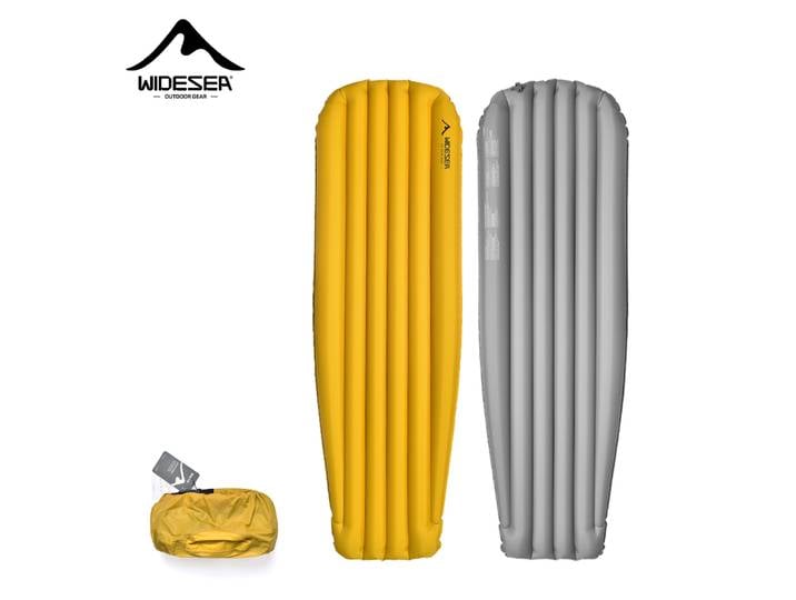 Matelas gonflable de Camping Widesea R8 ultraléger, tapis de couchage d'extérieur mat, lit pneumatique auto-gonflant, fournitures d'équipement touristique