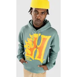 HUF Heat Wave Hoodie sage Gr. L