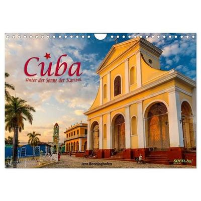 Cuba - Unter der Sonne der Karibik (Wandkalender 2027 DIN A4 quer), CALVENDO Monatskalender