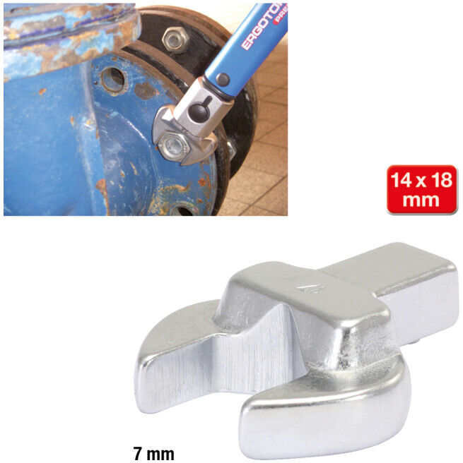 9x12mm Fourches d'emmanchement, 7mm ; KS Tools (516.2107)