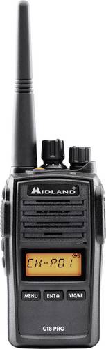 Midland Midland G18 Pro NC, PMR446 Funkgerät C1145.04 PMR-Funkgerät