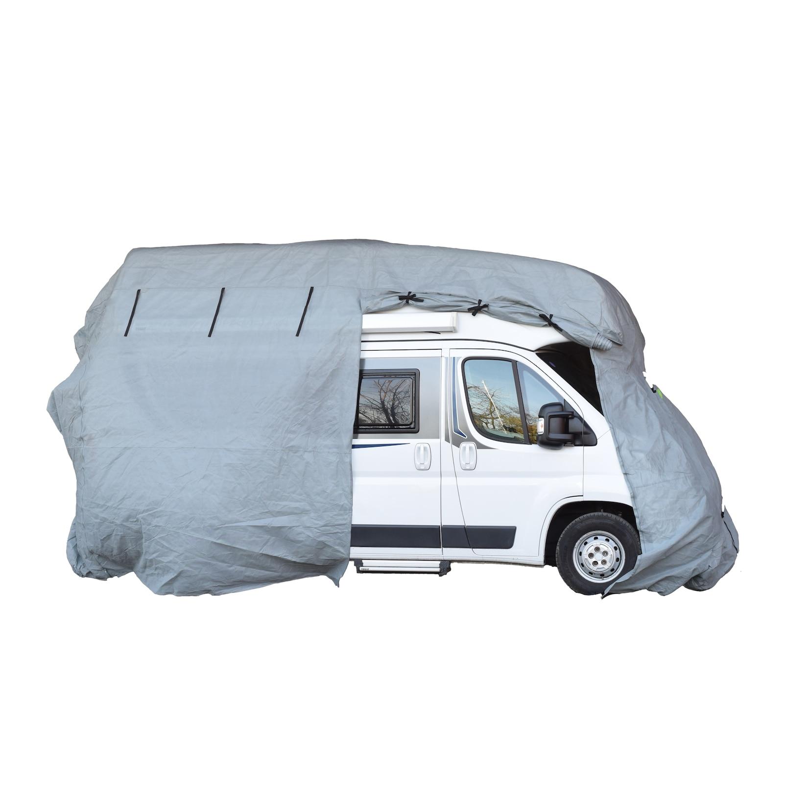 GreenYard Wohnmobil Schutzhülle Größe L 730 x 235 x 275 cm Schutzhaube Ganzgarage Garage Abdeckplane Campingmobil
