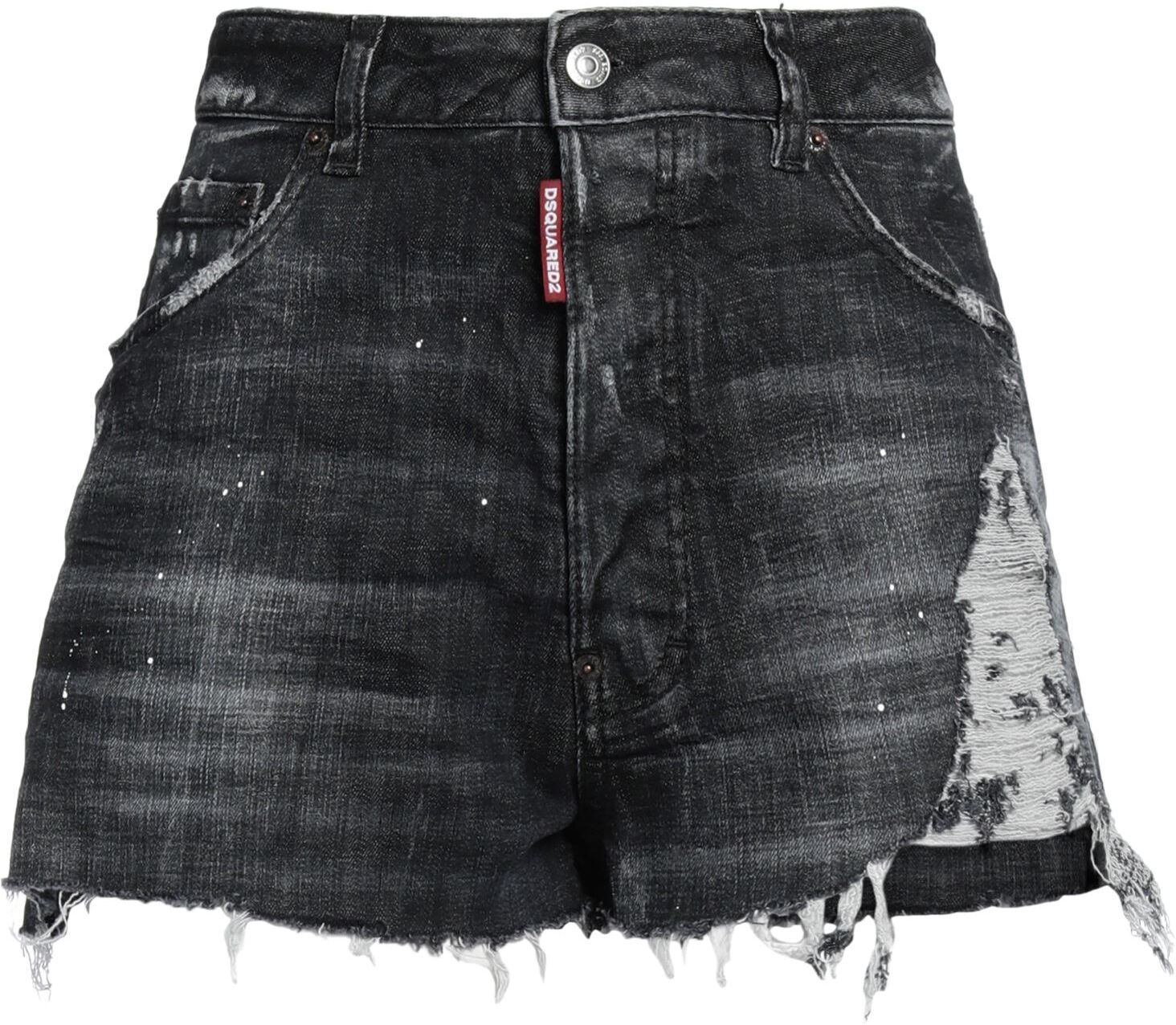 Dsquared2 Shorts vaqueros Mujer Negro 42 Mujer